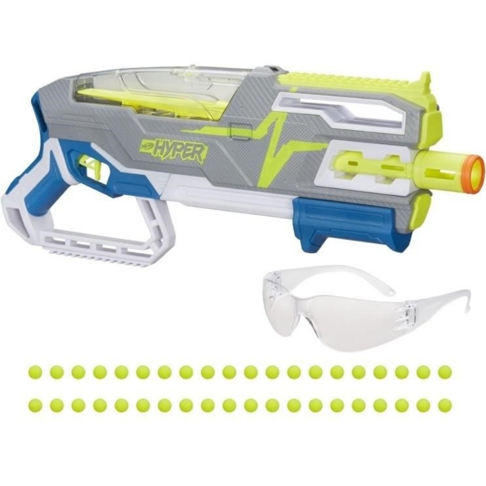 NIB Nerf Hyper Rush Siege 50 Pump Action Blaster